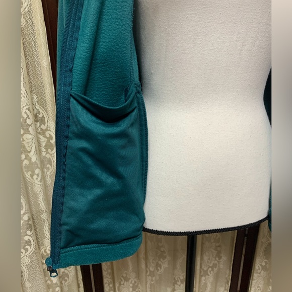 COLUMBIA FULL ZIP GREEN FLEECE - SZ SMALL - Picture 5 of 6